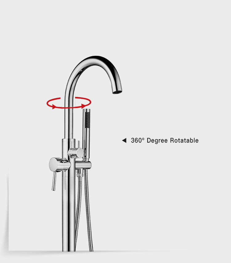 2 piece bathtub faucet