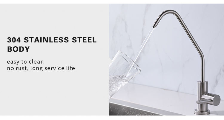 Gooseneck Ro Filter Kitchen Taps 304 Filtered Water Tap Grifos Para Tarja De Cocina