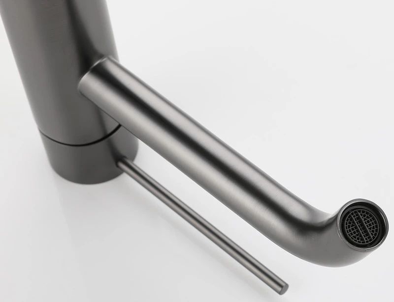 Modern Deck Mount Single Handle Wash Hand Brass Basin Taps Italian