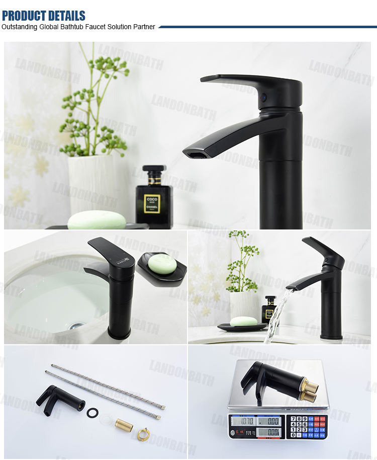 High Quality Lead-free Brass cUPC CE Certified Single Handle Basin Vanity Bathroom Water Tap