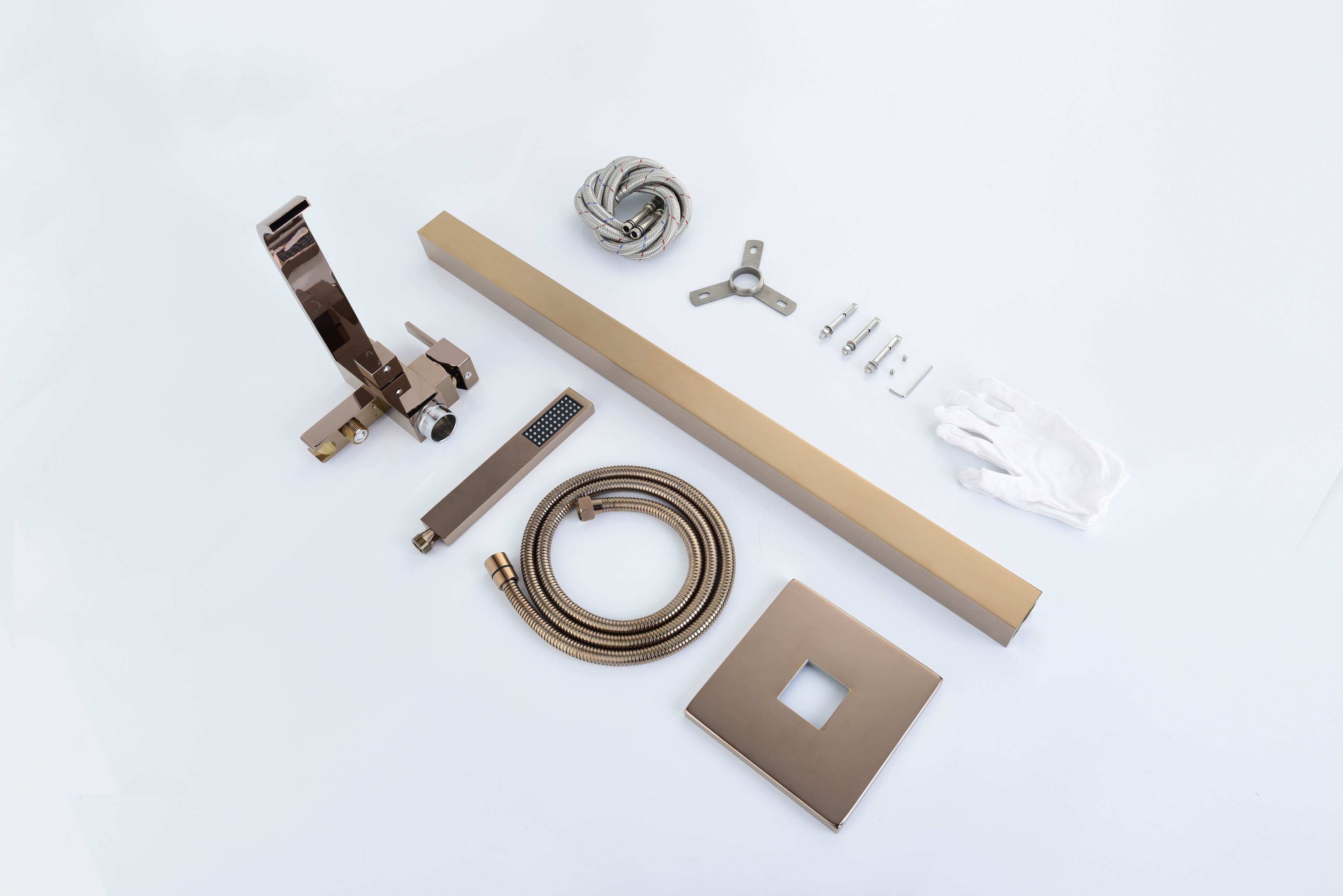 Brass bathroom faucet