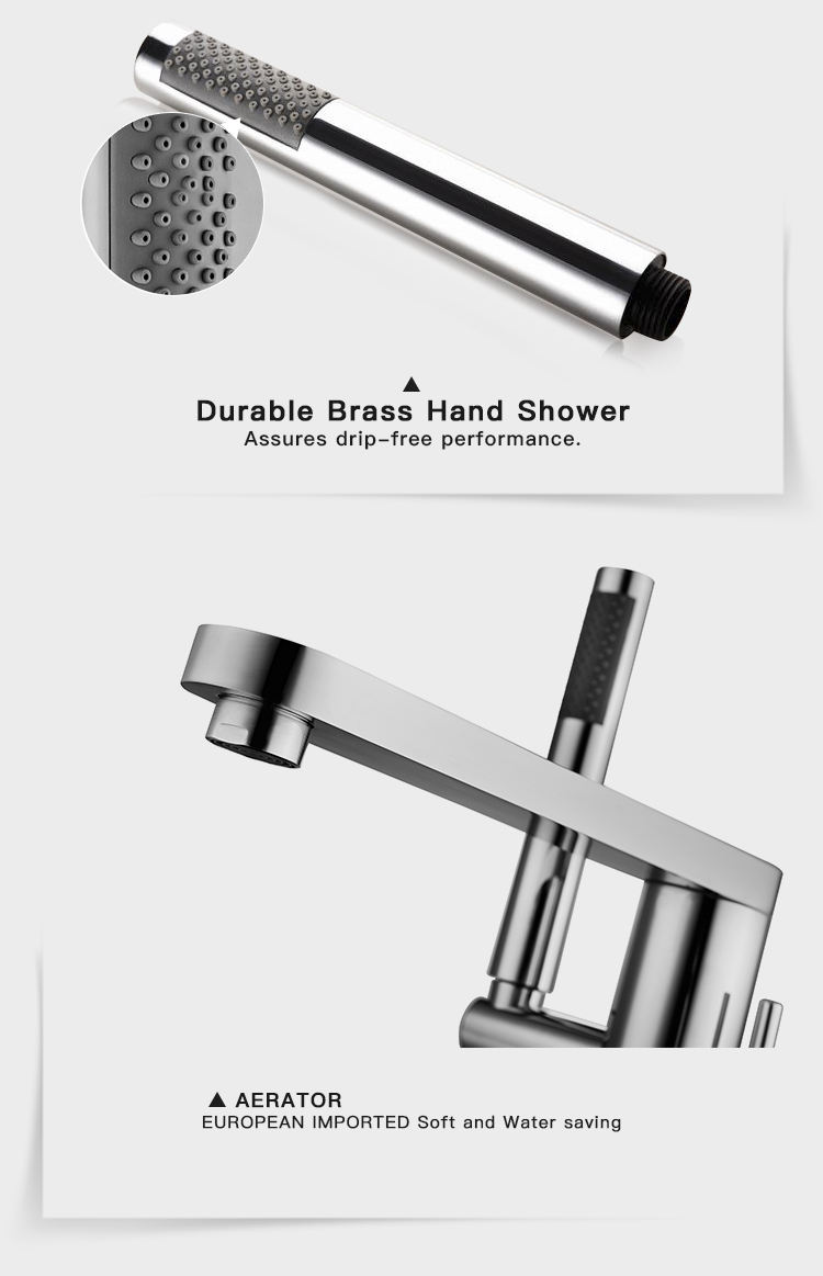 Freestanding Mixer Shower Bath Tap Bathtub Faucet Watermark Floor Mounted Tub Filler Free Standing Modern Bathroom Brass