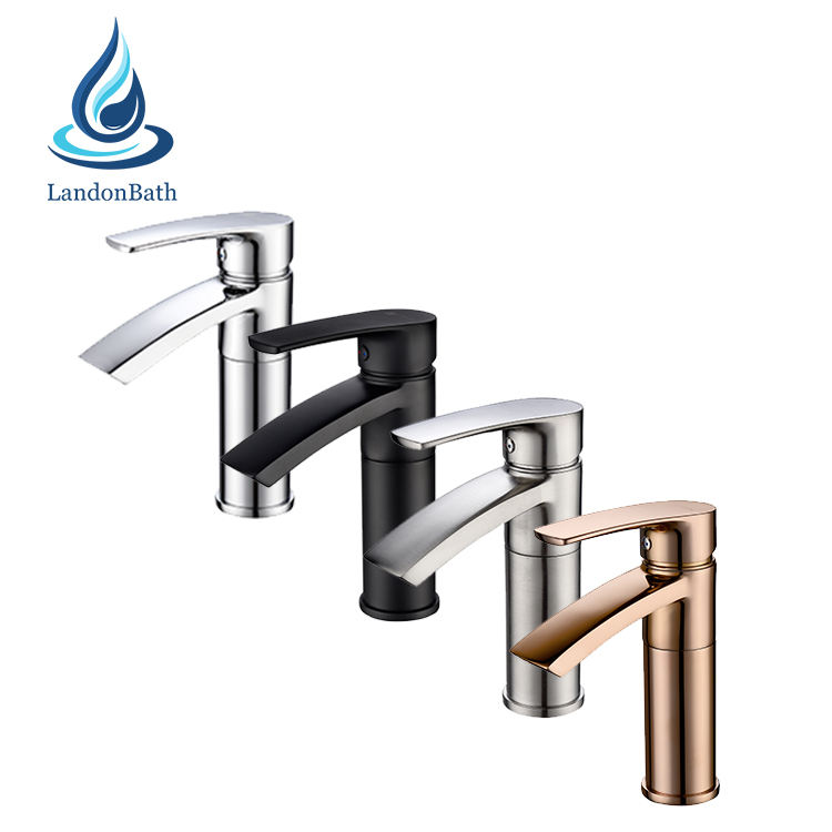 Wide Deck Mounted Watermark Brass Chrome Basin Faucet For Commercial Torneira Para Banheiro