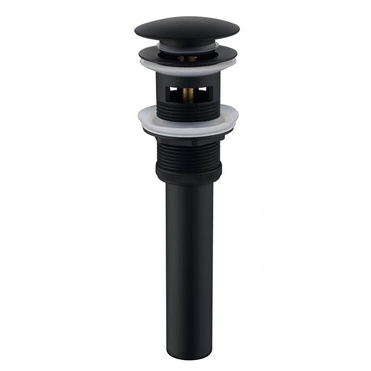 Black Brass Pop up Sink Drain Waste Black Sink Stopper