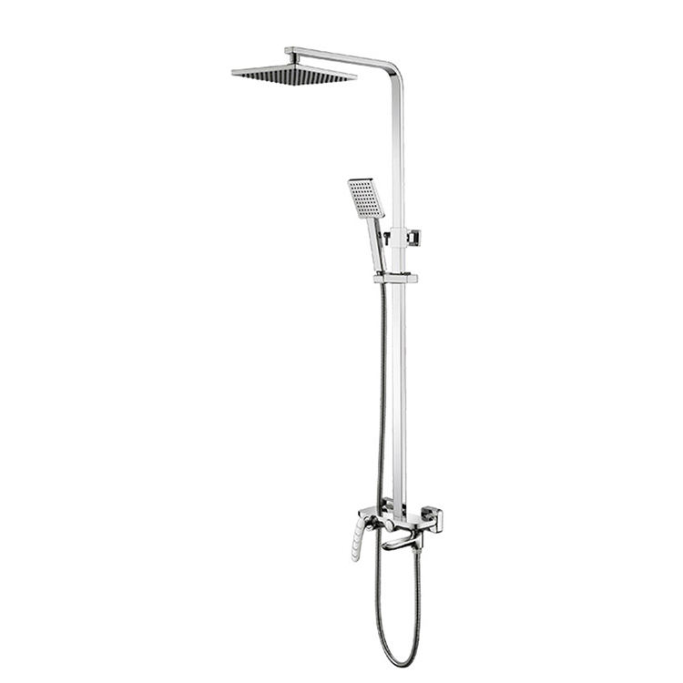 Chrome Wall Mounted Shower Bath Tub Faucet Tub Filler Brass Bathroom Bathtub Shower Faucets