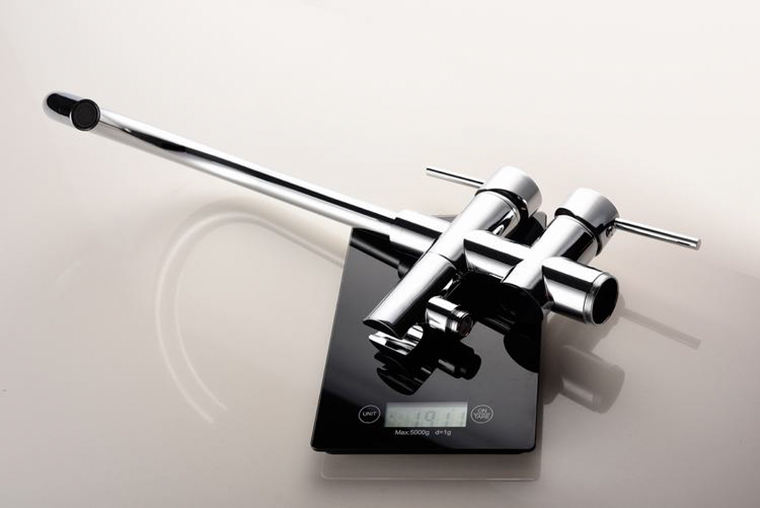 freestanding tub with wall faucet