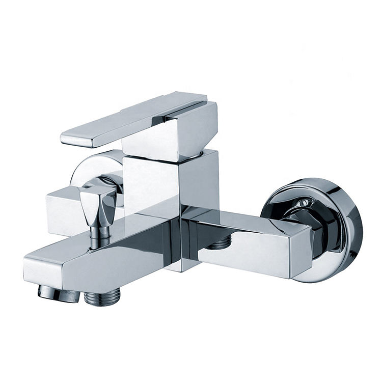 China factory high quality hot selling wall mounted single lever chromed brass bathtub shower mixer faucet