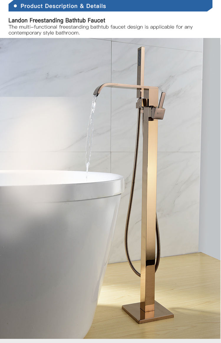 Brass bathroom faucet