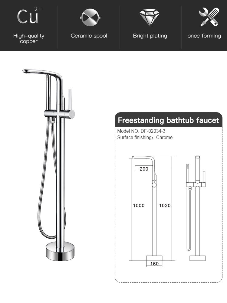 Freestanding Bath Tub Filler