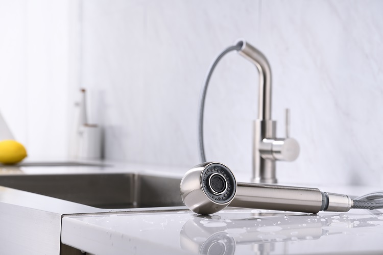 304 Stainless Steel Pull Out Kitchen Faucet