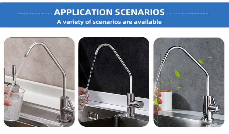 Gooseneck Ro Filter Kitchen Taps 304 Filtered Water Tap Grifos Para Tarja De Cocina
