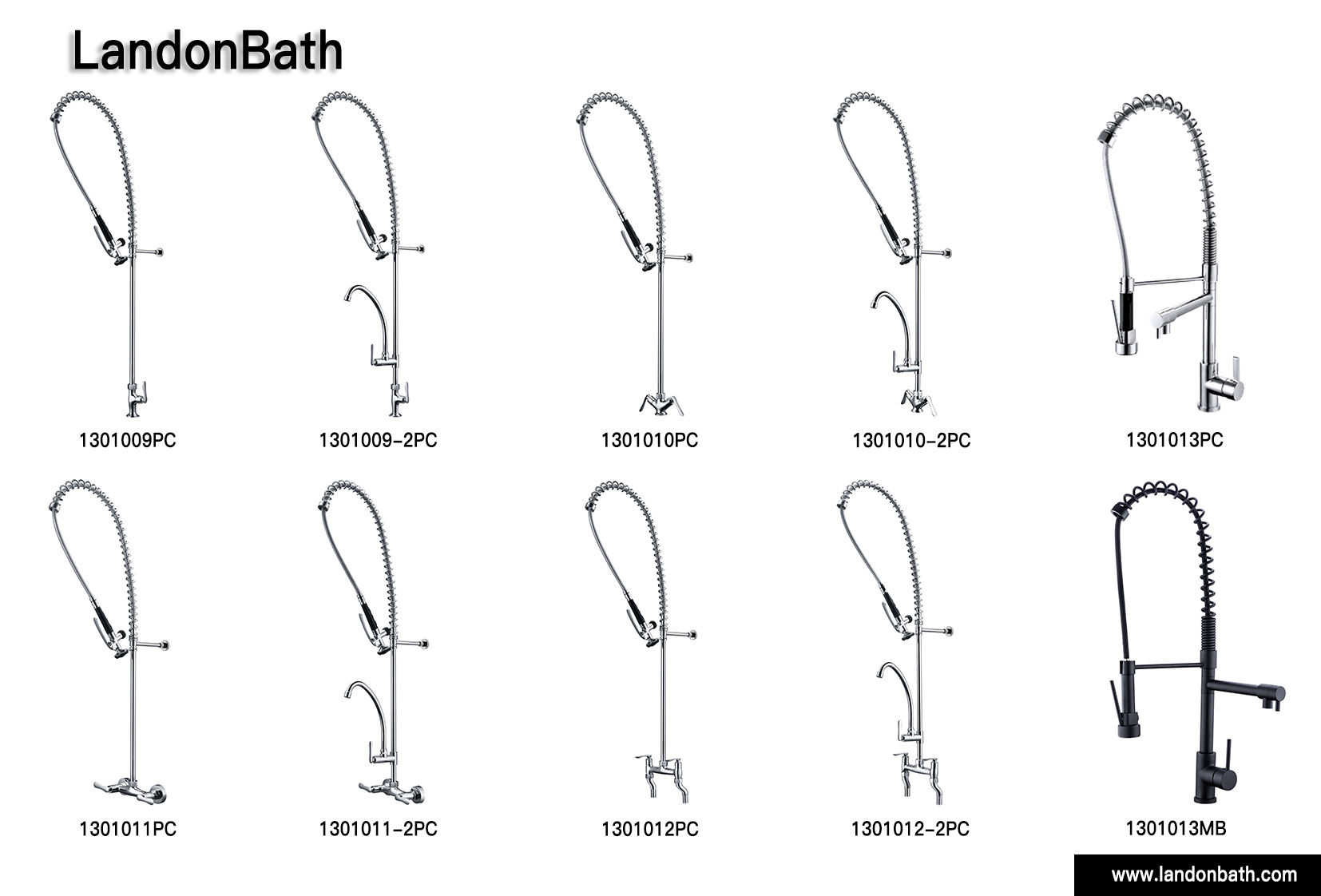 Hot Sale Brass Kitchen Faucet Pull Out With 2 Head Spray Hot Sale Products