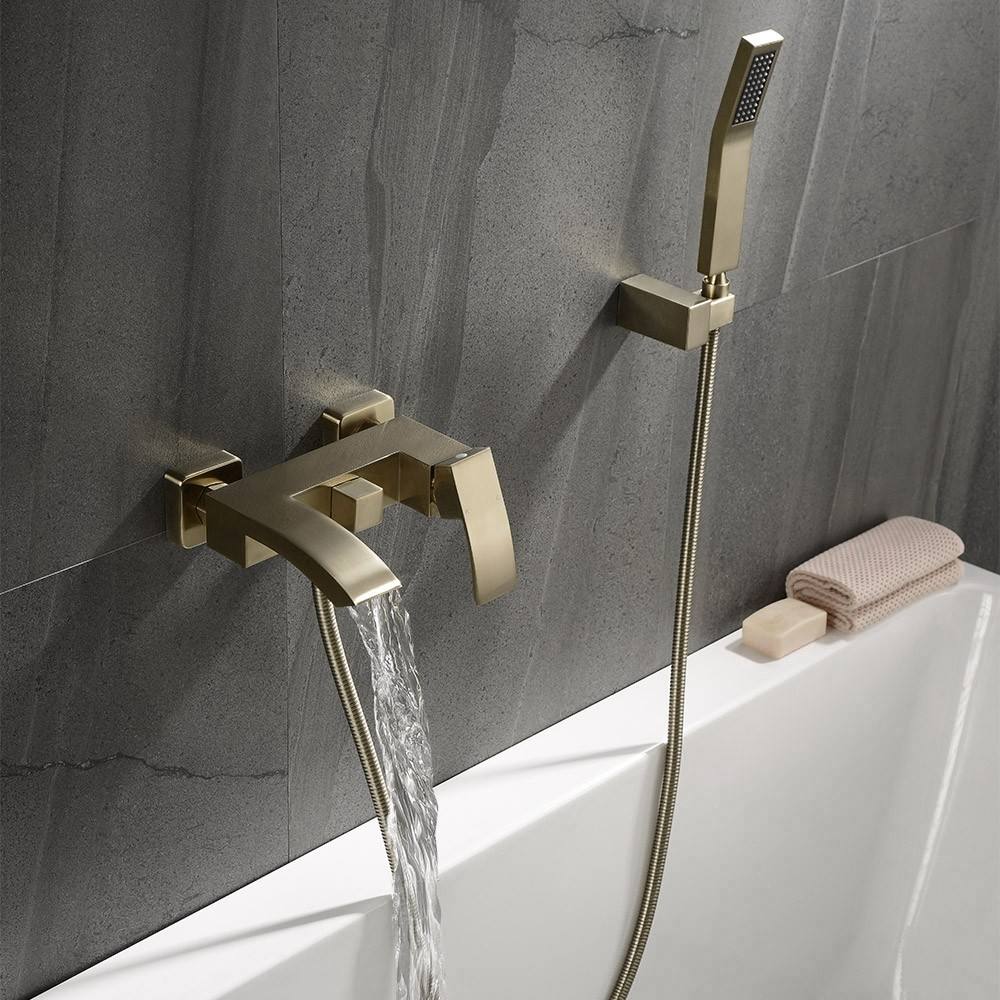 Competitive Price Brass Small Size Exposed Wall Mounted Shower Bath Faucet