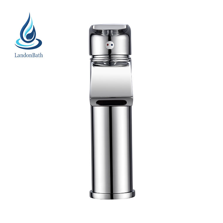 Wide Deck Mounted Watermark Brass Chrome Basin Faucet For Commercial Torneira Para Banheiro
