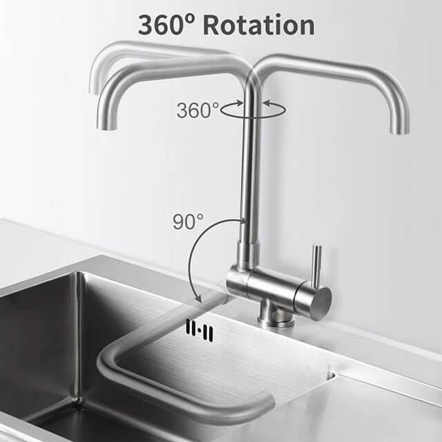 3 way faucet kitchen