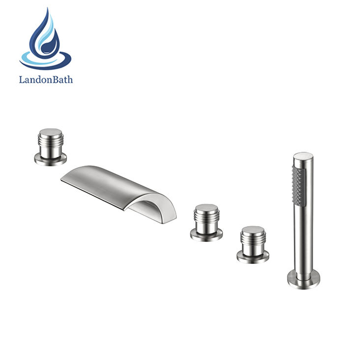 Deck Mounted Bath Waterfall Faucet