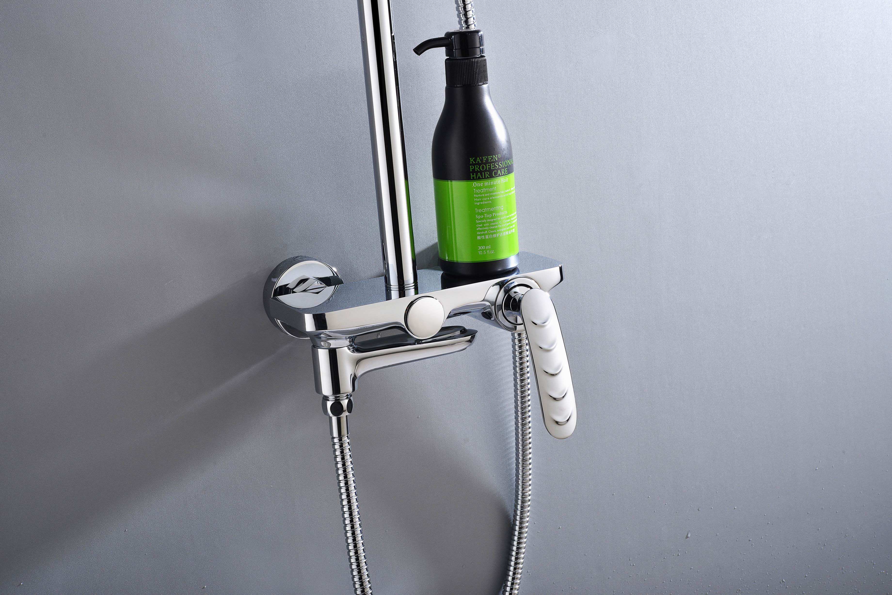 Chrome Wall Mounted Shower Bath Tub Faucet Tub Filler Brass Bathroom Bathtub Shower Faucets