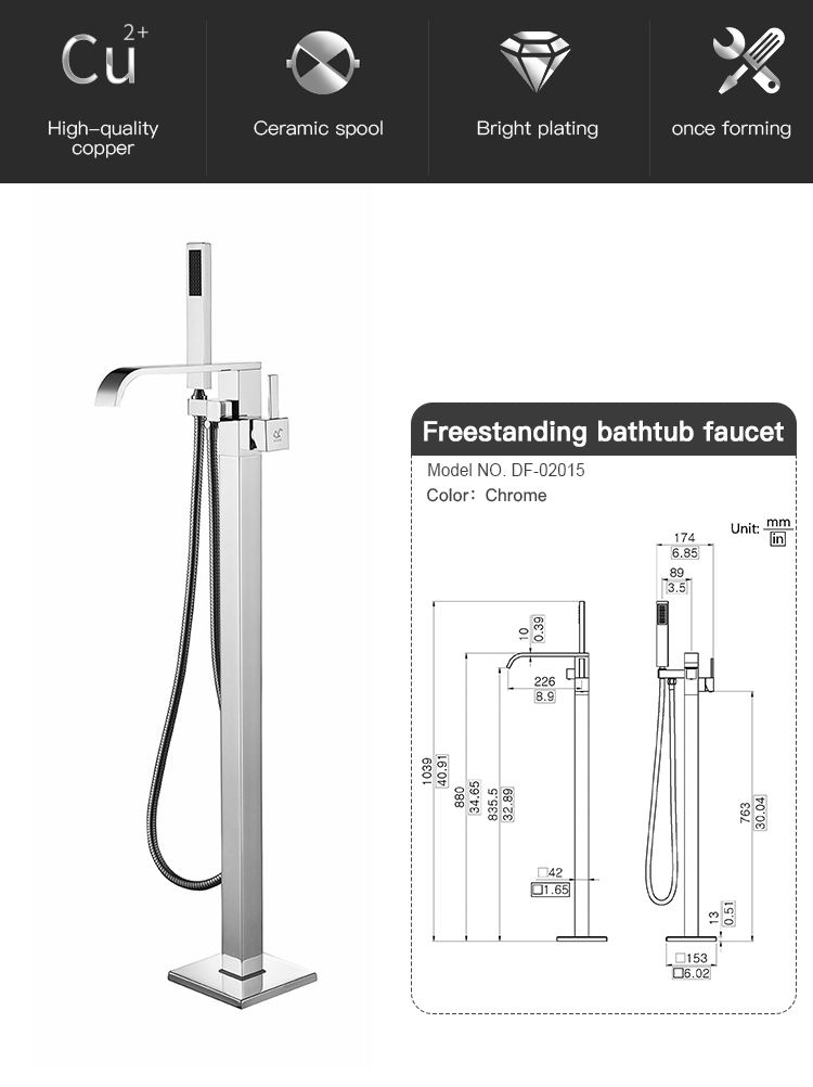 Floor Mounted Tub Filler Manufacturer