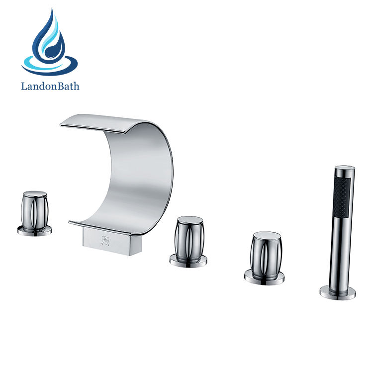 Bathtub Whirlpool5 Holes Hole Pcs 5Pcs Bathtub Bath Split Tub Faucet