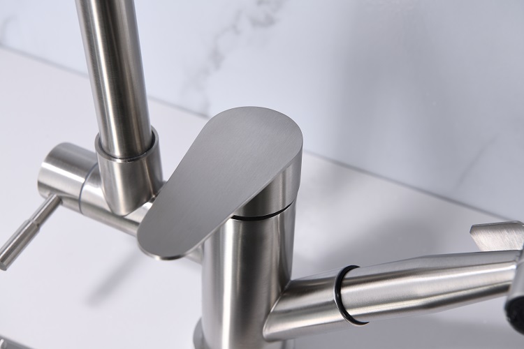 de acero inoxidable mezclador de cocina llaves de agua para cocina