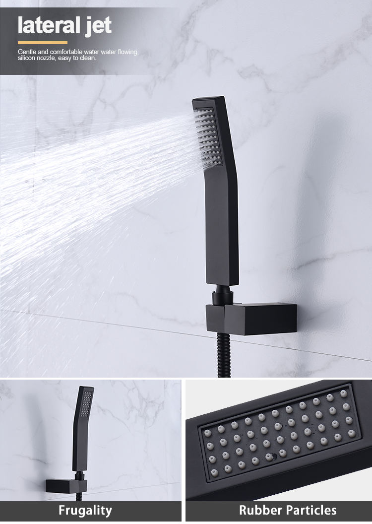 Black Shower Set System