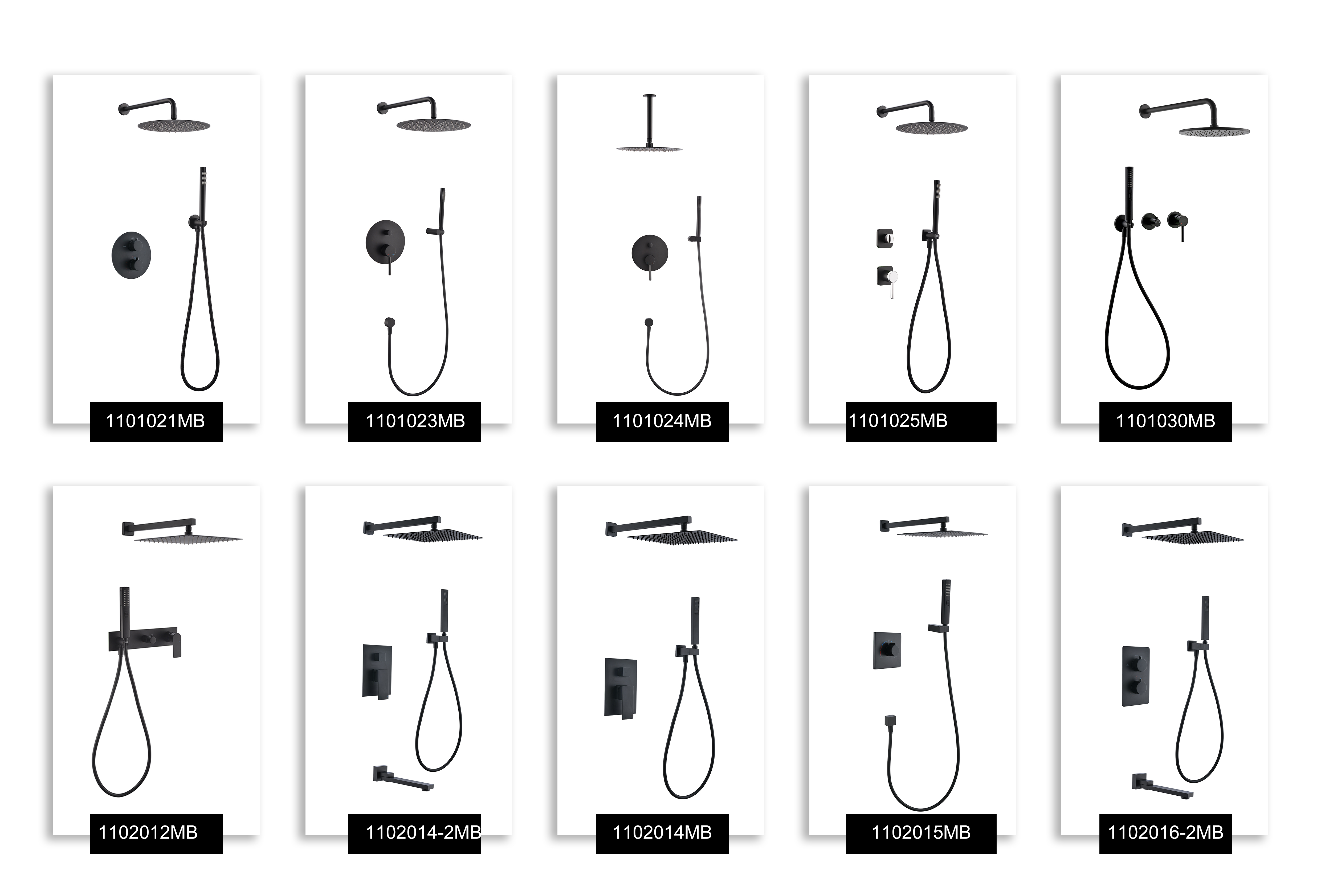 Vintage Design Black Shower Faucets Rainfall Ceiling Mount Rain Mounted Set Mat High Quality Bath Wall System Matte Head