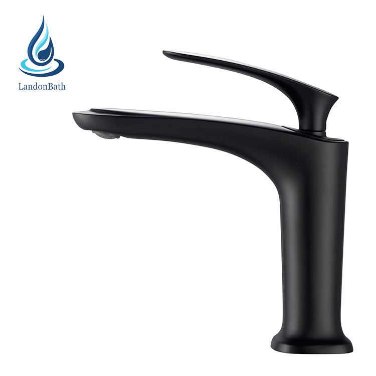 Wholesale basin tap faucet modern single lever handle brass bathroom vanity basin mixer taps water faucets ceramic