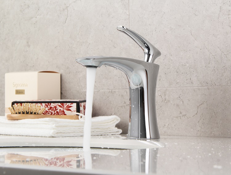 Novelty griferia cromada custom brass single handle level basin mixer tap facuets bathroom sink mixers faucet cheap