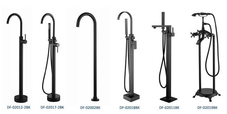 Floor Mount Faucet Black