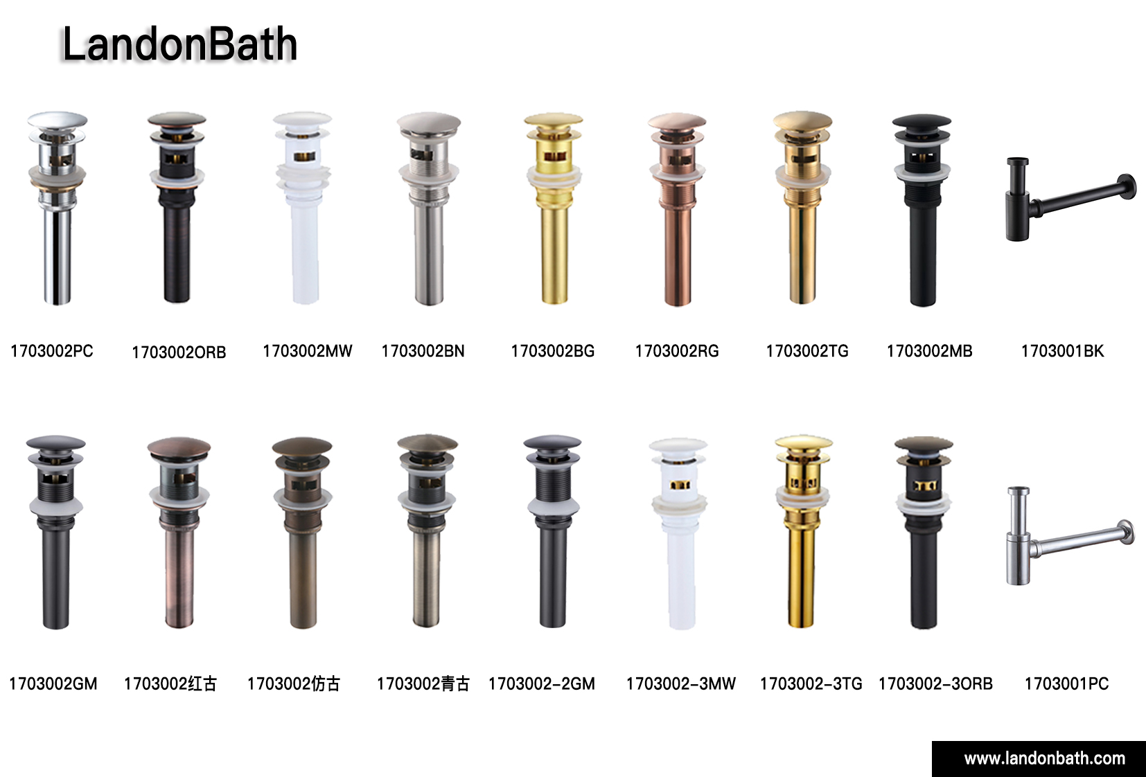 Black Brass Pop up Sink Drain Waste Black Sink Stopper