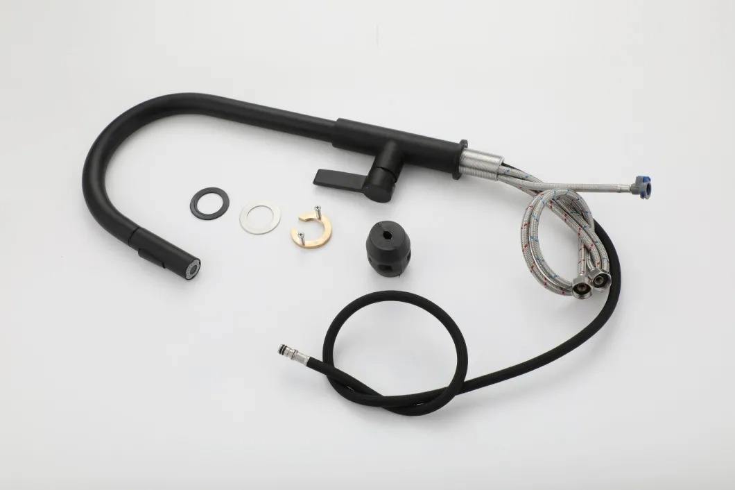 Matte Black Pull Out Kitchen Faucet