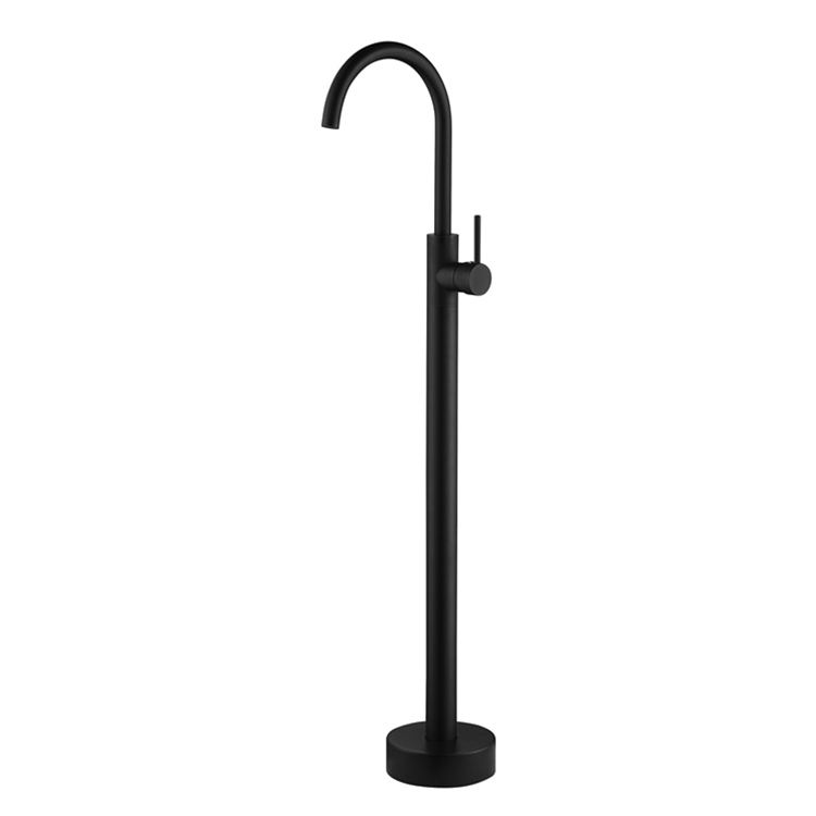 Matte Black Free Standing Bathtub Faucet