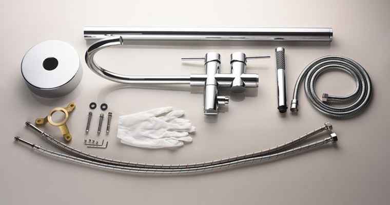 4 piece tub faucet