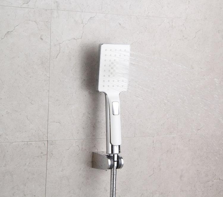 Commercial Wall Mounted Single Handle Shower Mixer Taps With Handheld Shower