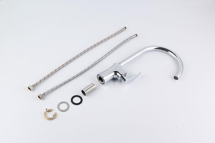 Moden chrome polished single handle kitchen taps faucet brass kitchen sink tap faucet torneira pia cozinha misturado